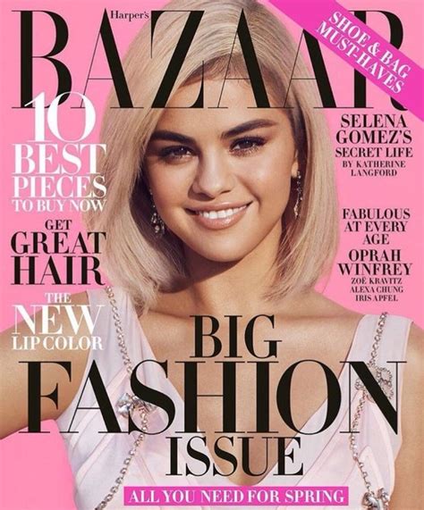 selena gomez looks flawless on harper s bazaar march 2018 issue talks next album directlyrics