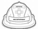 Fireman Firefighter Bombero sketch template