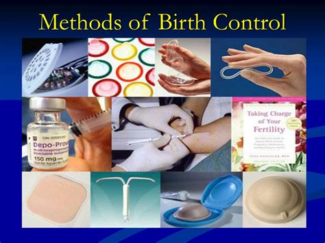 ppt methods of birth control powerpoint presentation free download