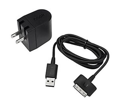 nook power kit usb walladaptor ft cable   pinconnector  nook hd qvccom