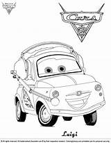 Cars Coloring Library sketch template
