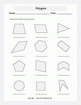 Polygons Naming sketch template