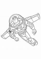 Coloring Lightyear sketch template