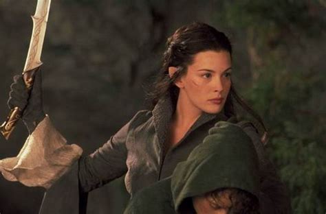 arwen rescuing frodo lord of the rings warrior woman