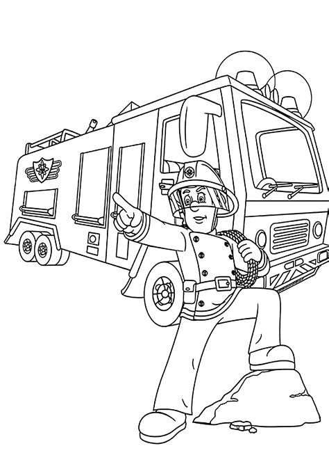 firetruck coloring pages  kids printable  coloring pages