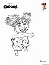 Croods Coloring4free sketch template