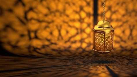 4k golden ramadan candle lanterns stock footage video
