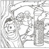 Winter Coloring Pages Adult Printable sketch template