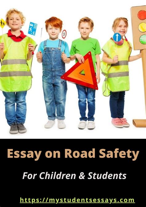 essay  road safety  lines  sentences  students