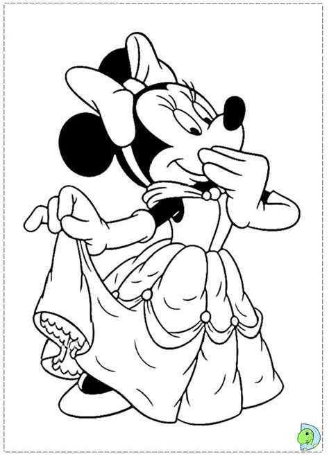 minnie mouse coloring page dinokidsorg
