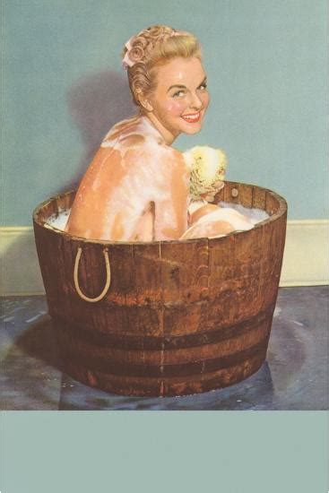 Soapy Blonde In Barrel Tub Prints