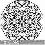 Coloring Pages Mandala Printable Books Tocolor Adults sketch template