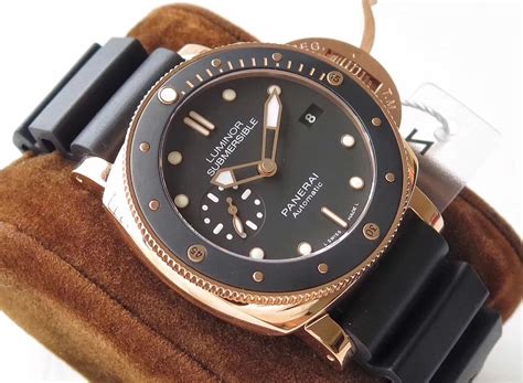 Z Factory Rose Gold Panerai Pam 684 Luminor Submersible Watch Review