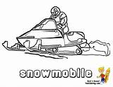 Snowmobile Ski Snowmobiles sketch template