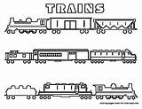 Train Trains Locomotive Coloriage Colorier Dessin Imprimer Coloriages sketch template