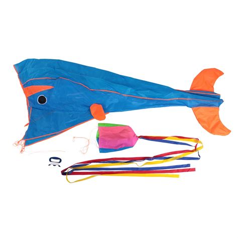 high quality 3d dolphin kite huge frameless soft parafoil kite with