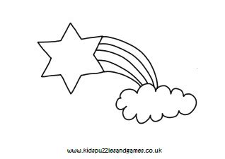 rainbow  star colouring page kids puzzles  games