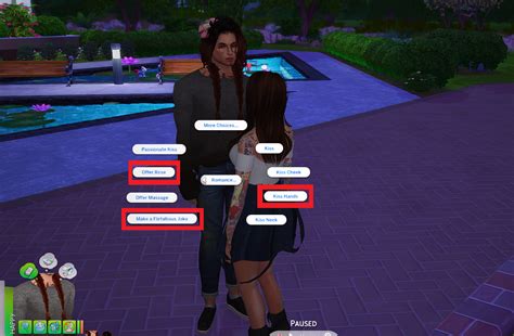 flirtatious interactions always available the sims 4