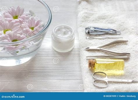 oil  cream  nail care  spa stock image image  wellness