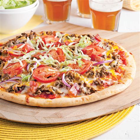 cheeseburger pizza  ingredients  minutes