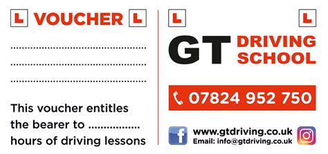 driving lesson gift vouchers gt driving school