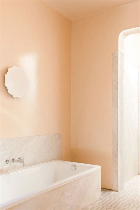 brighten   room   flattering peach paint color wow  day