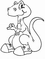 Coloring Pages Printable Dinosaur Dinosaurs sketch template