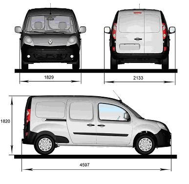 renault kangoo van maxi   extreme wheelbase length carscoops