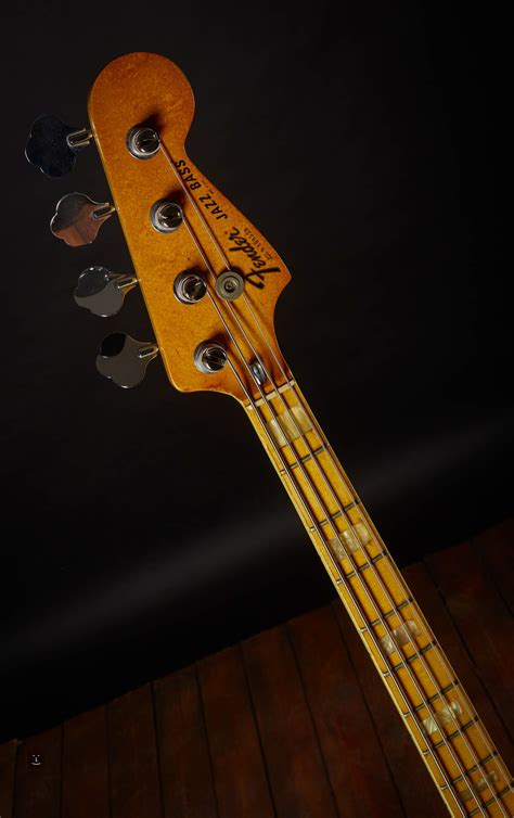 fender 1980 jazz bass black electric bass guitar