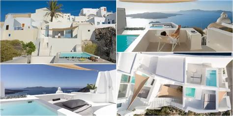 fira santorini hotels  private pools caldera views