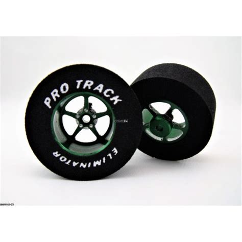 pro track pro star     green drag rear wheels   axle