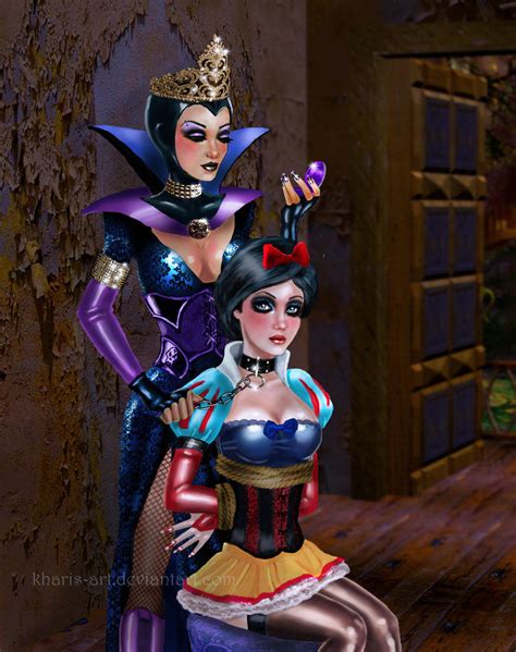 Snow White And Evil Queen By Kharis Art On Deviantart