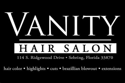 vanity hair salon hair salons   ridgewood dr sebring fl