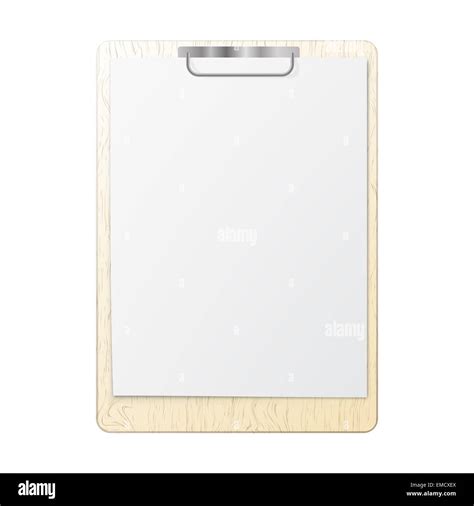 blank white page clip stock photo alamy