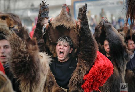 bear dance ritual connects romania with the past — ap photos