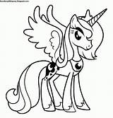 Luna Princesa Princesas Dibujar Marilo Imagui Calcar Genial Ponies sketch template