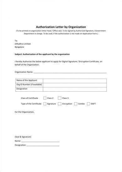letter  authority sample collection letter template collection