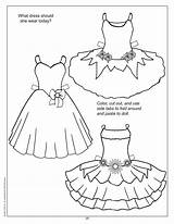Paper Outs Printouts Frock sketch template