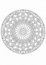 Coloring Pages Detailed Really Very Mandala Printable Print Getcolorings Flower Advanced Kids Pattern Sheets Getdrawings Color sketch template