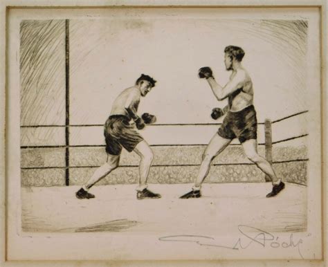 sold price american social realist ashcan boxing etching december