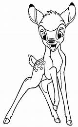 Bambi Sorrindo Colorir Tudodesenhos sketch template