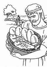 Coloring Fische Brote Und Peter Jesus Cornelius Von Pages Gif Template Gemerkt Kinder Seiten sketch template