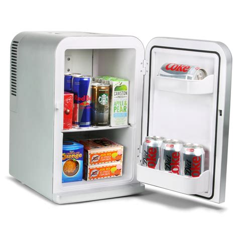 chillmate thermoelectric mini fridge cooler  warmer silver  litre mini fridges beer
