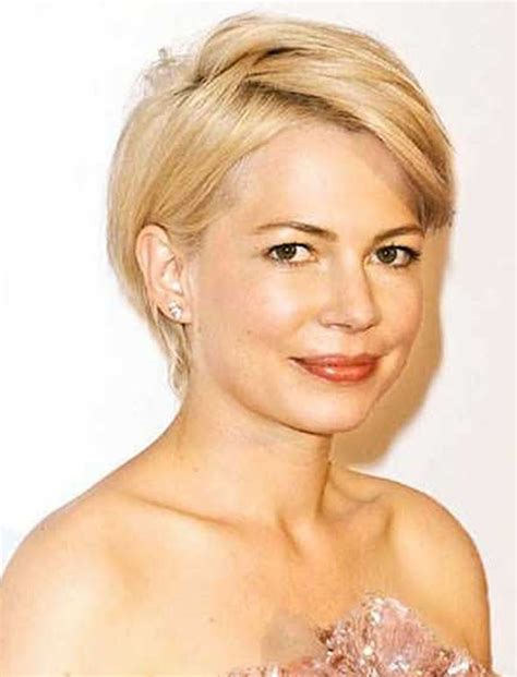 short haircuts for round face thin hair ideas for 2018