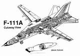 111 Aircraft Cutaway Osprey Aardvark Military Plane Raven sketch template
