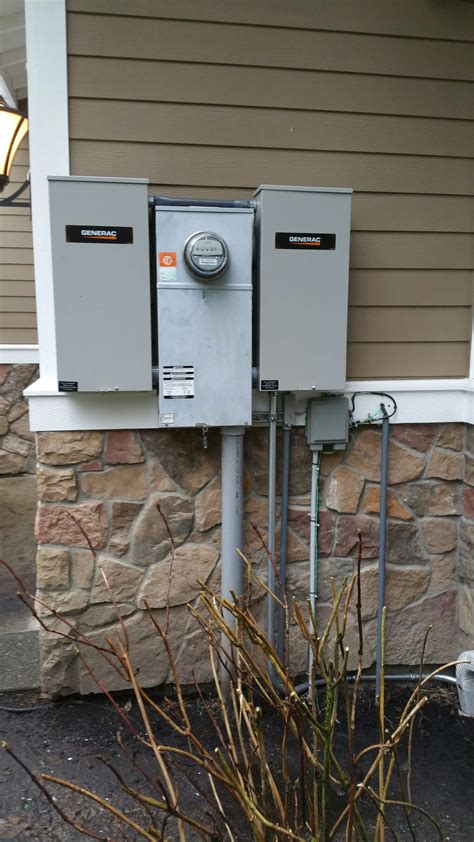 kw dual ats amp service generac generator installation redmond wa washington electric