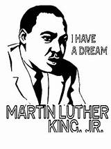 Luther Everfreecoloring Dream Getdrawings sketch template