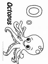 Coloring Pages Letter Octopus Color Baby Print Printable Kids Alphabet Animals Coloringtop Getcolorings Getdrawings sketch template