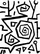 Klee Heroic Expresionismo Artprints Visita sketch template