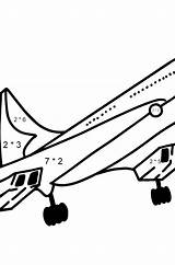 Concorde Coloriage Colorier sketch template